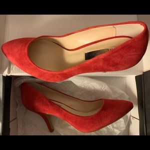 New Bright Red Pumps